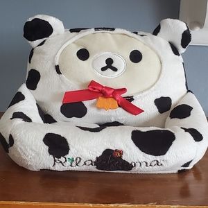 Rilakkuma Sofa cow Plushie Phone Holder rare